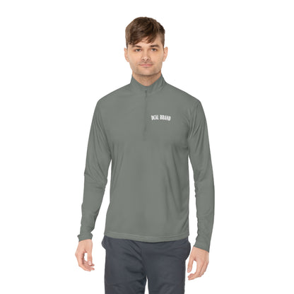 DCAL Brown Collection Unisex Quarter-Zip Pullover