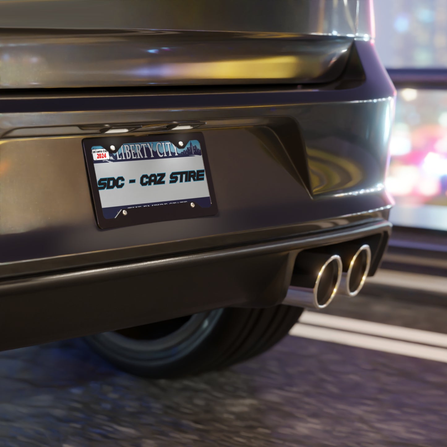 DCAL ACCESSORIES Los Santos State Roleplay Vanity Plate