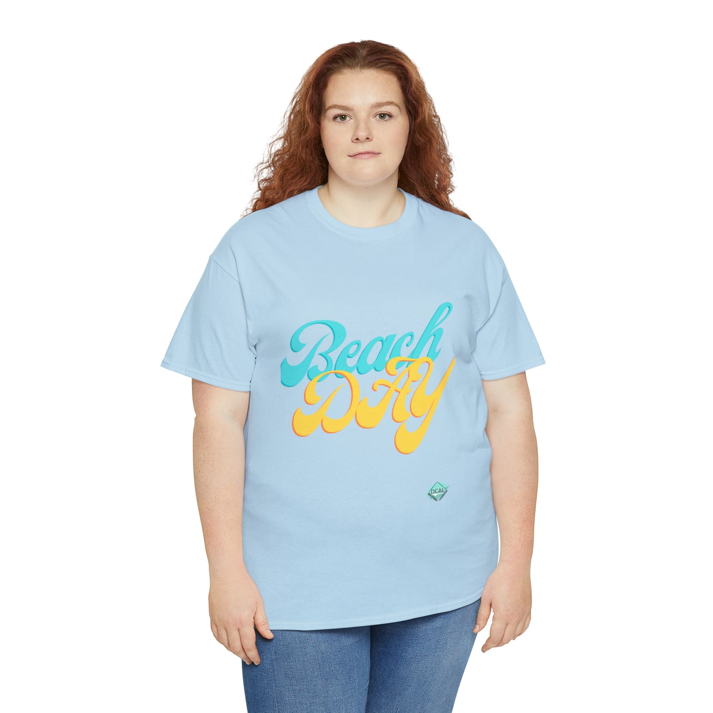 DCAL Beach collection "Beach Day" Unisex Heavy Cotton Tee