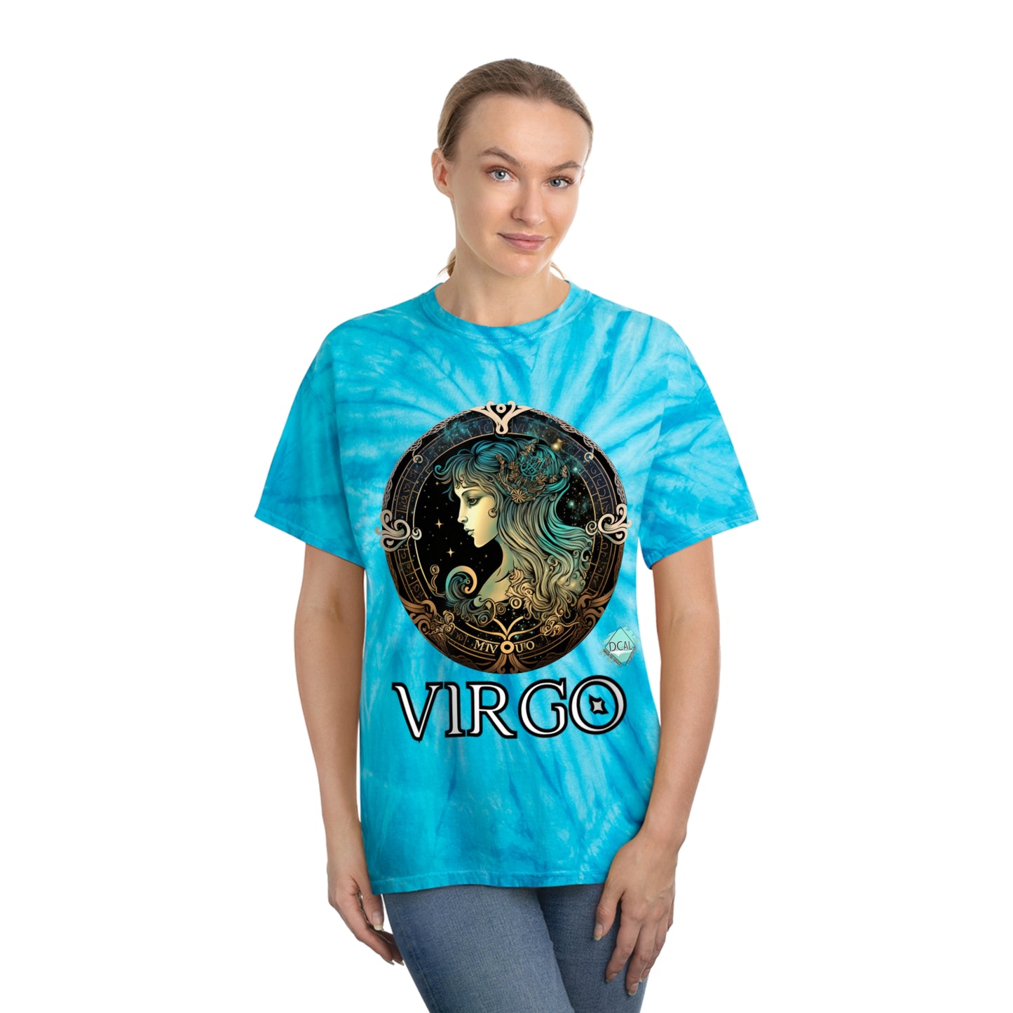 DCAL Zodiac Collection "VIRGO" Tie-Dye Tee, Cyclone