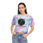 DCAL Zodiac Collection "Capricorn" Women's Tie-Dye Crop Tee