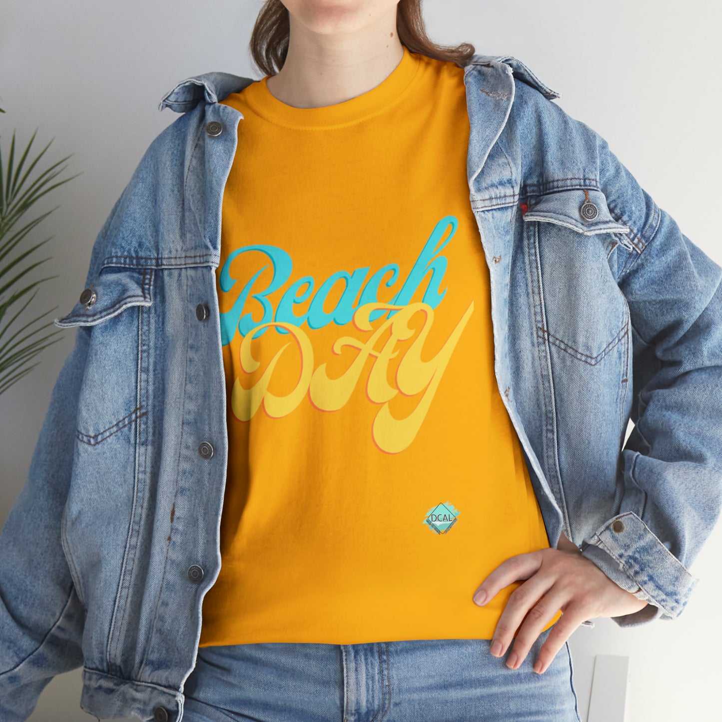 DCAL Beach collection "Beach Day" Unisex Heavy Cotton Tee
