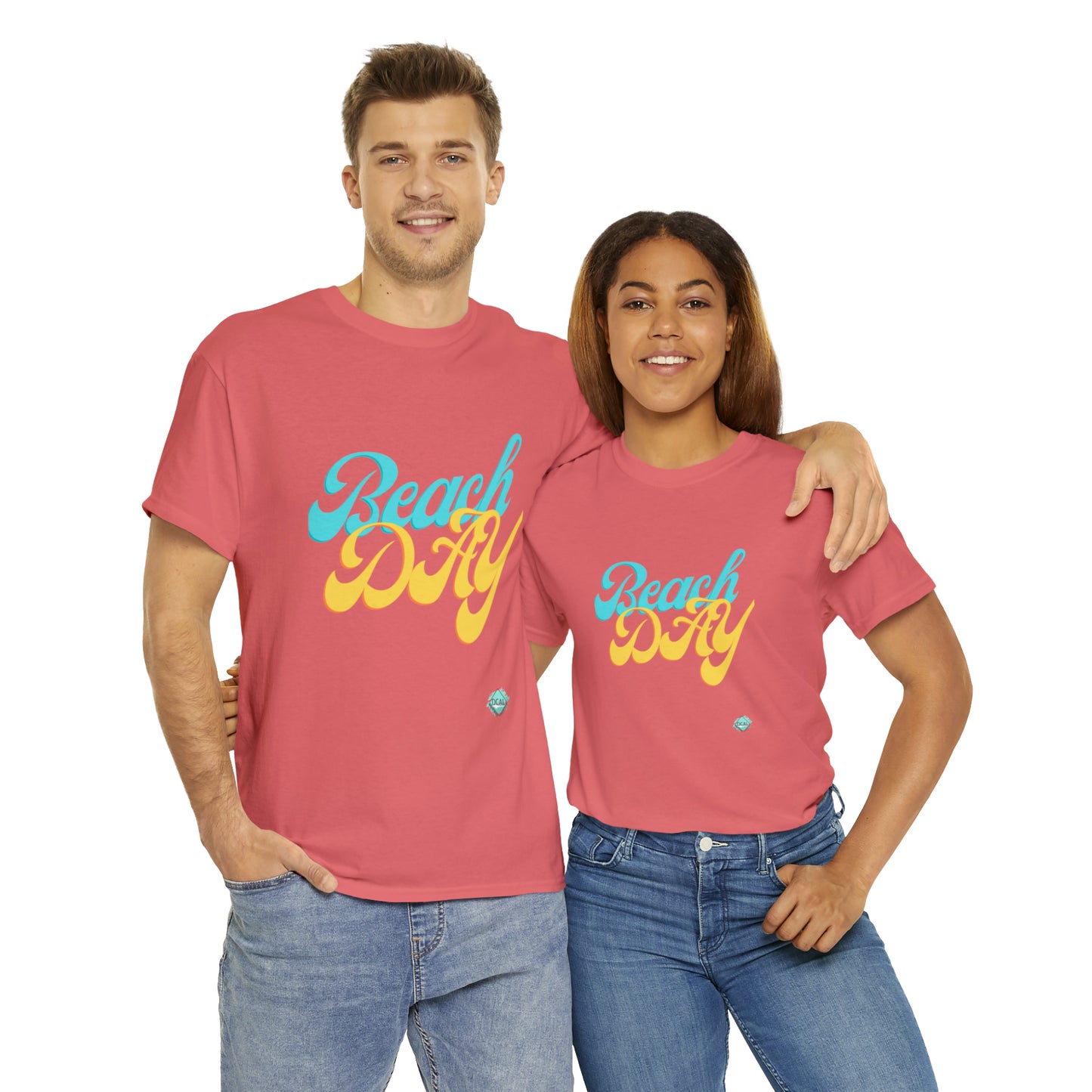 DCAL Beach collection "Beach Day" Unisex Heavy Cotton Tee