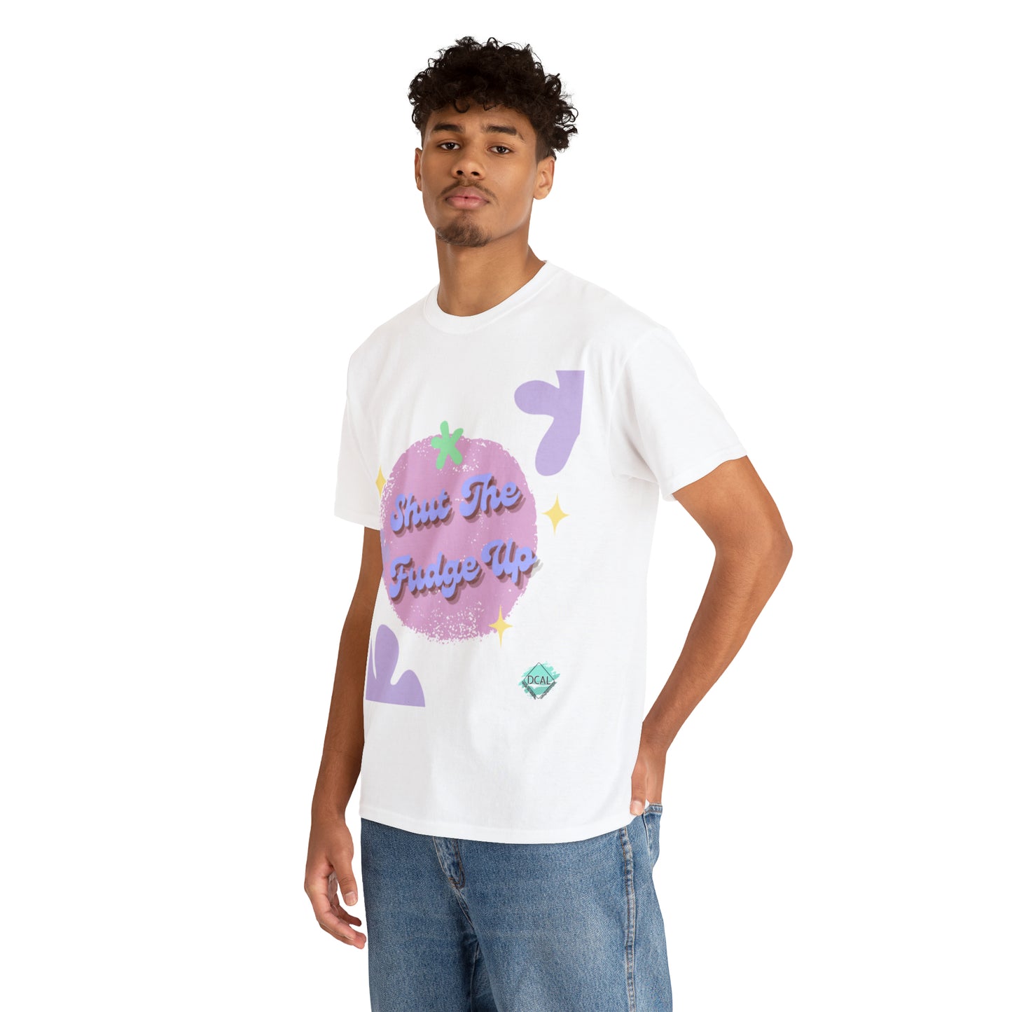 DCAL Graphic Tees "Shut The Fudge Up" Unisex Heavy Cotton Tee