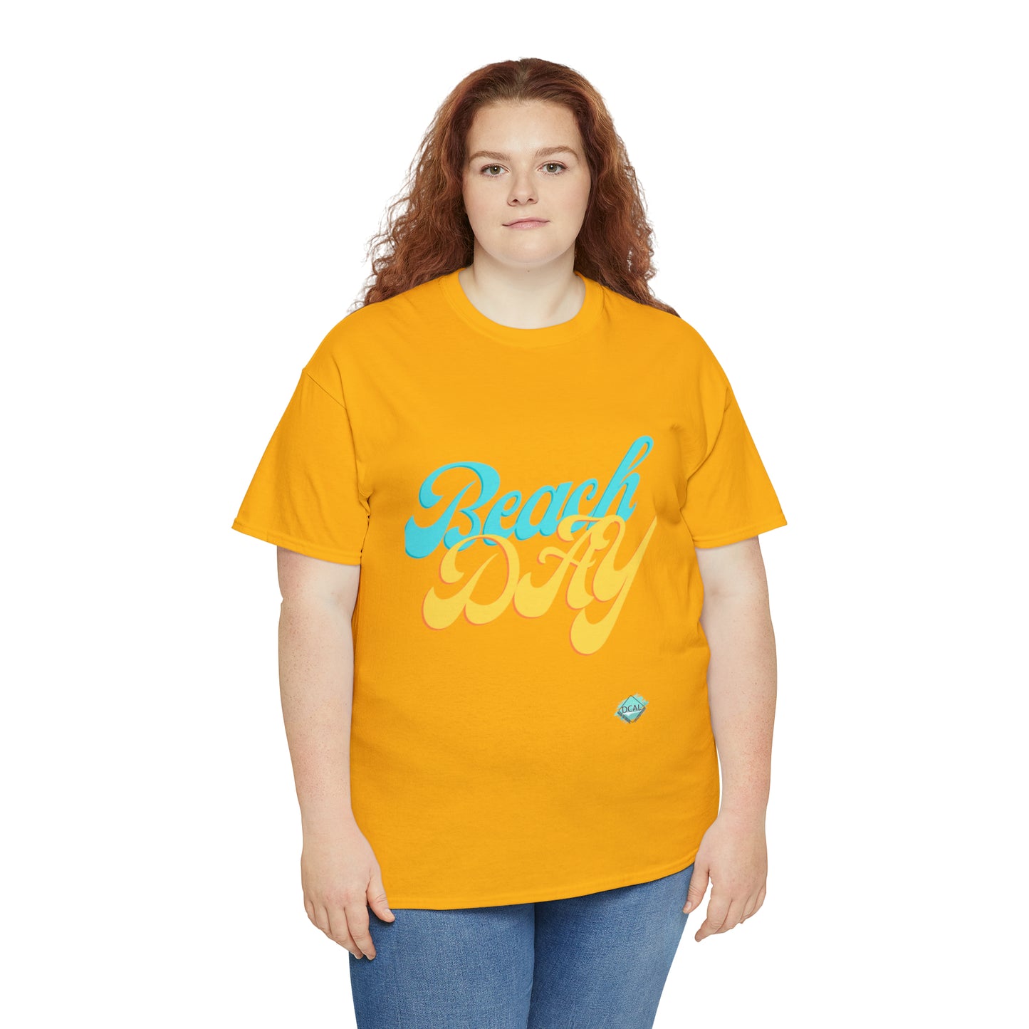 DCAL Beach collection "Beach Day" Unisex Heavy Cotton Tee