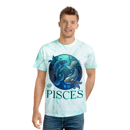 DCAL Zodiac Collection "PISCES" Tie-Dye Tee, Cyclone