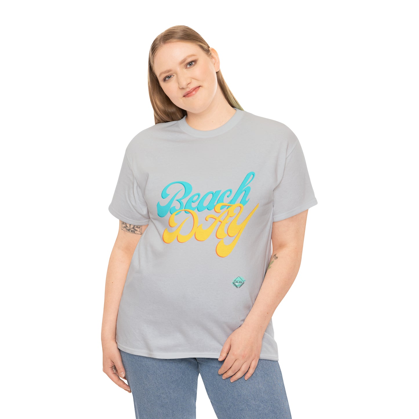 DCAL Beach collection "Beach Day" Unisex Heavy Cotton Tee