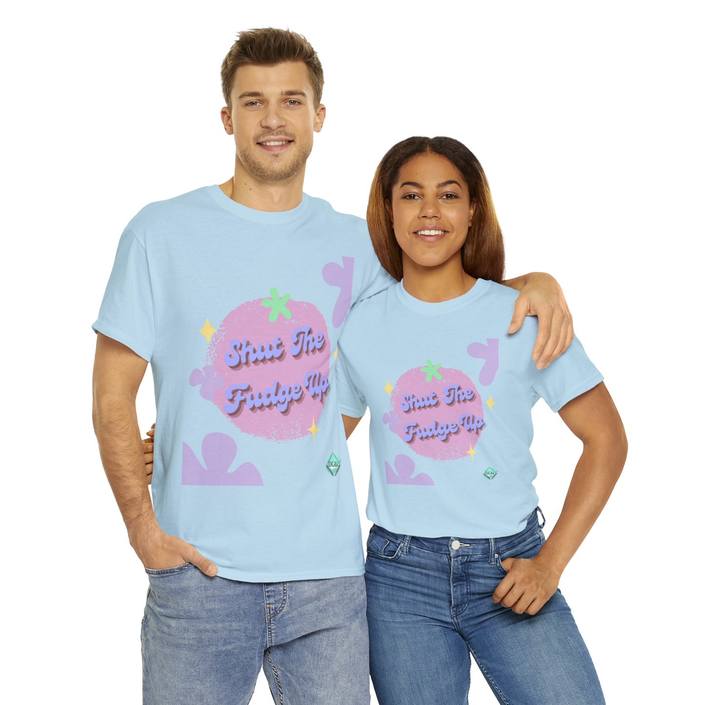 DCAL Graphic Tees "Shut The Fudge Up" Unisex Heavy Cotton Tee