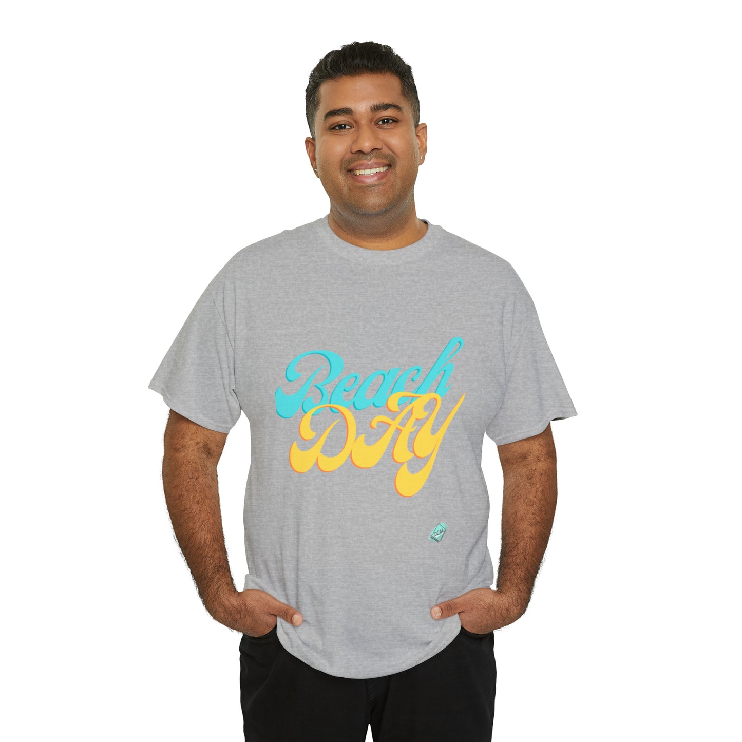 DCAL Beach collection "Beach Day" Unisex Heavy Cotton Tee