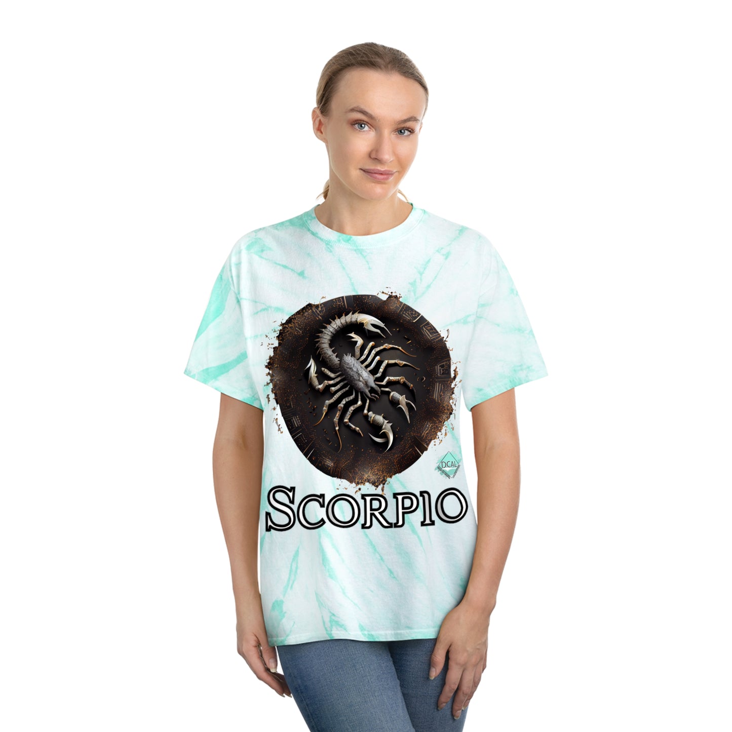 DCAL Zodiac Collection "Scropio" Tie-Dye Tee, Cyclone