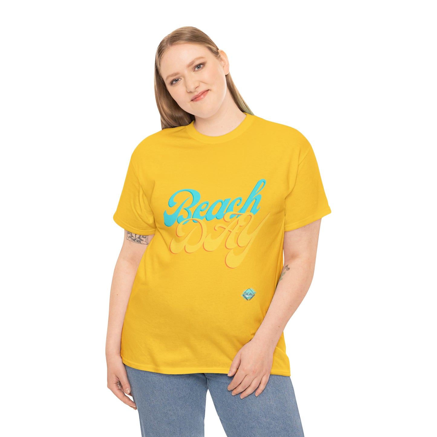 DCAL Beach collection "Beach Day" Unisex Heavy Cotton Tee