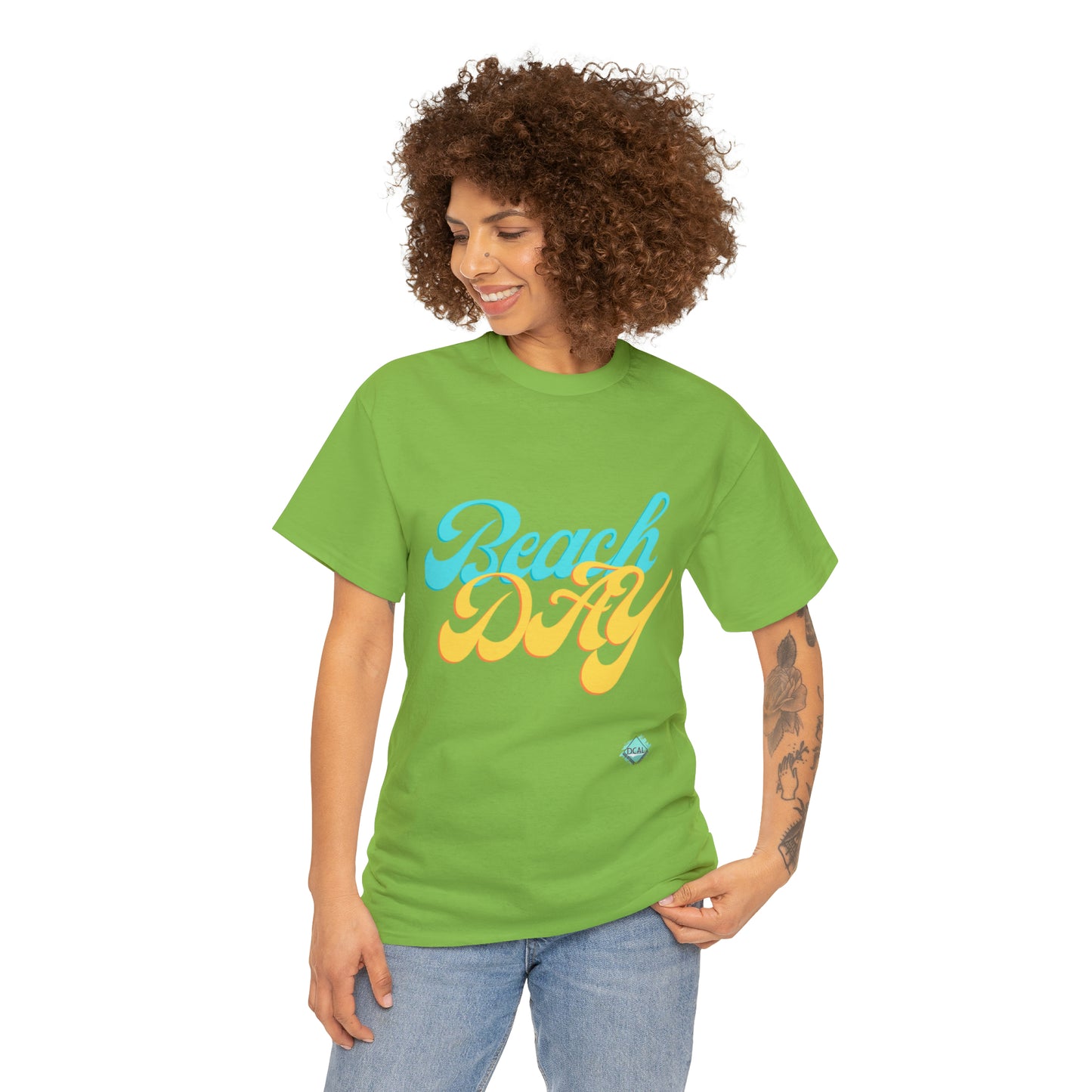 DCAL Beach collection "Beach Day" Unisex Heavy Cotton Tee