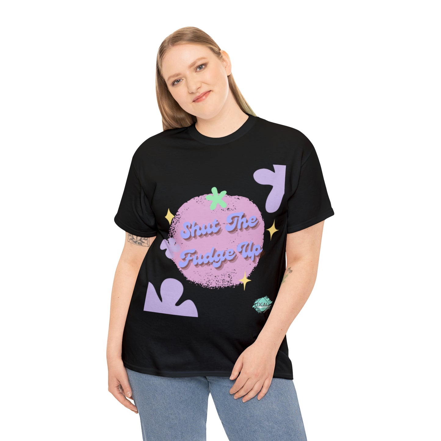 DCAL Graphic Tees "Shut The Fudge Up" Unisex Heavy Cotton Tee