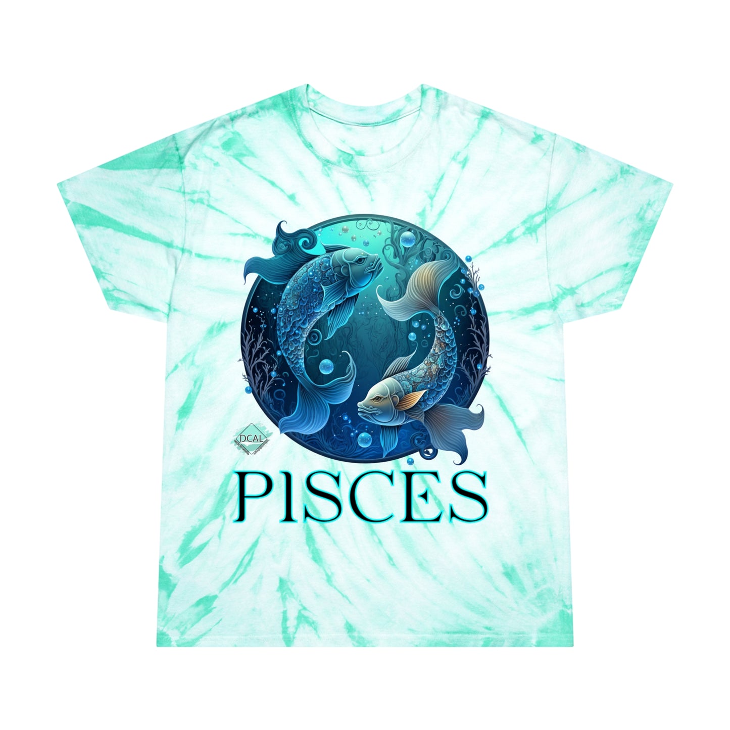 DCAL Zodiac Collection "PISCES" Tie-Dye Tee, Cyclone