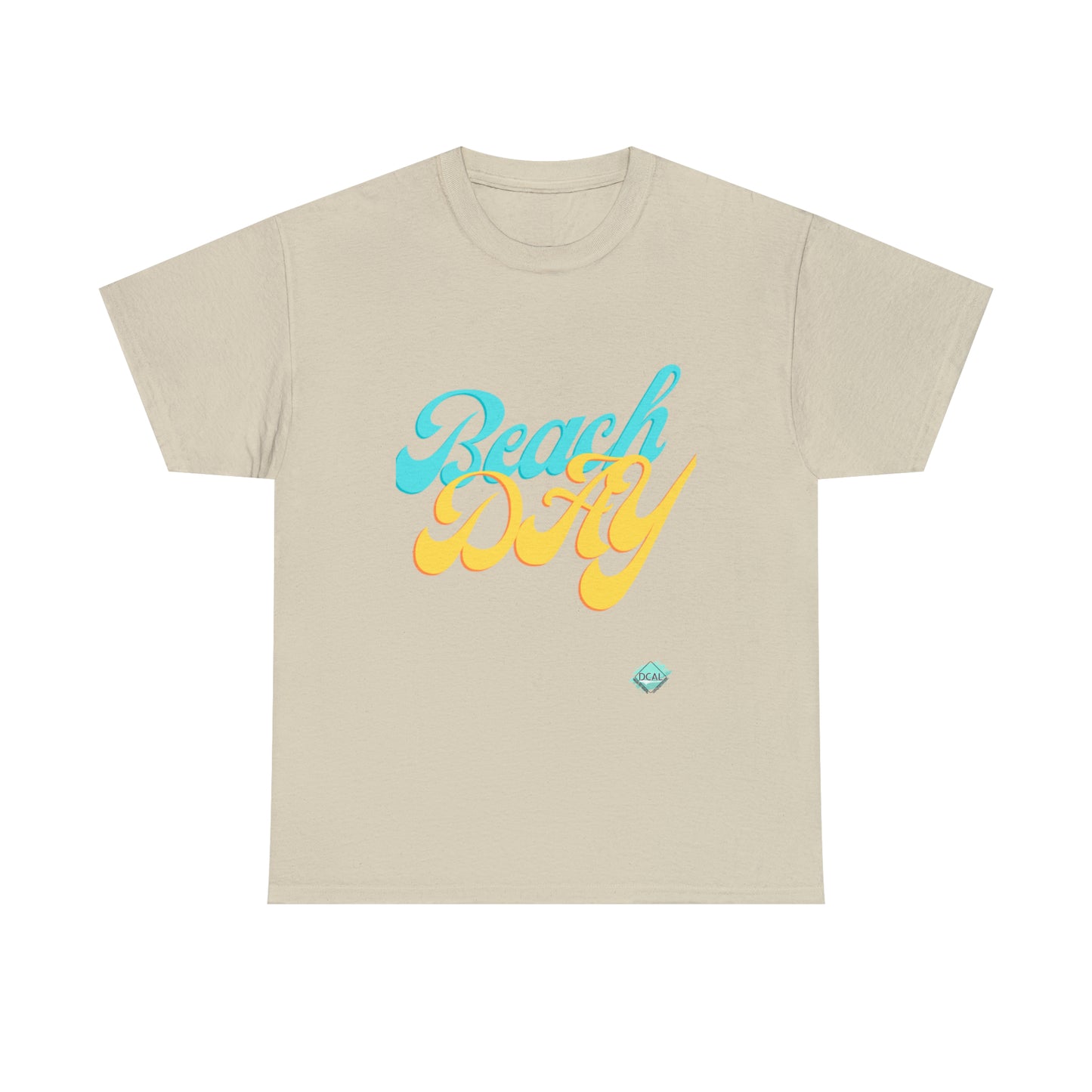 DCAL Beach collection "Beach Day" Unisex Heavy Cotton Tee