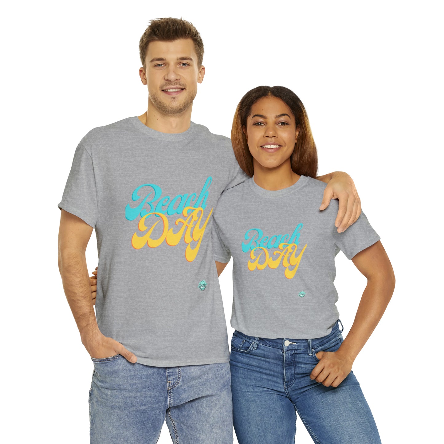 DCAL Beach collection "Beach Day" Unisex Heavy Cotton Tee