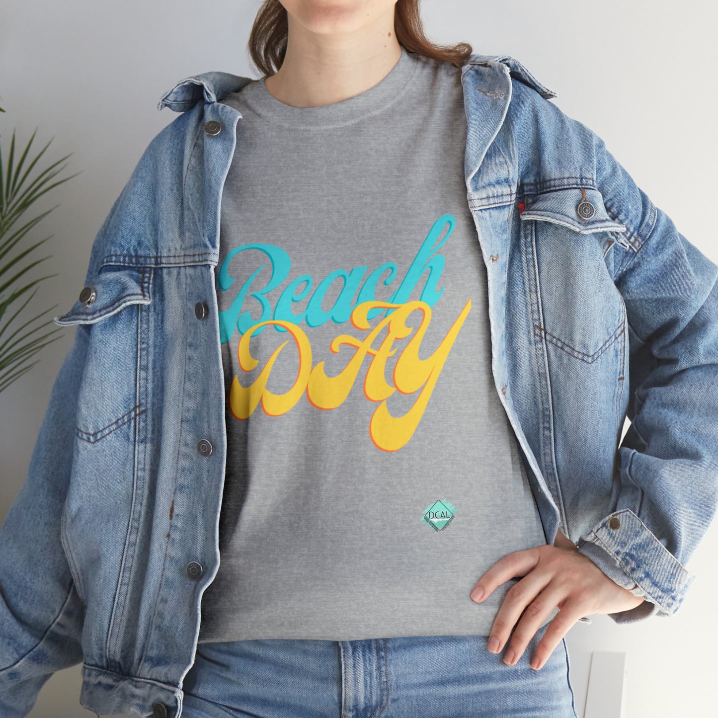 DCAL Beach collection "Beach Day" Unisex Heavy Cotton Tee