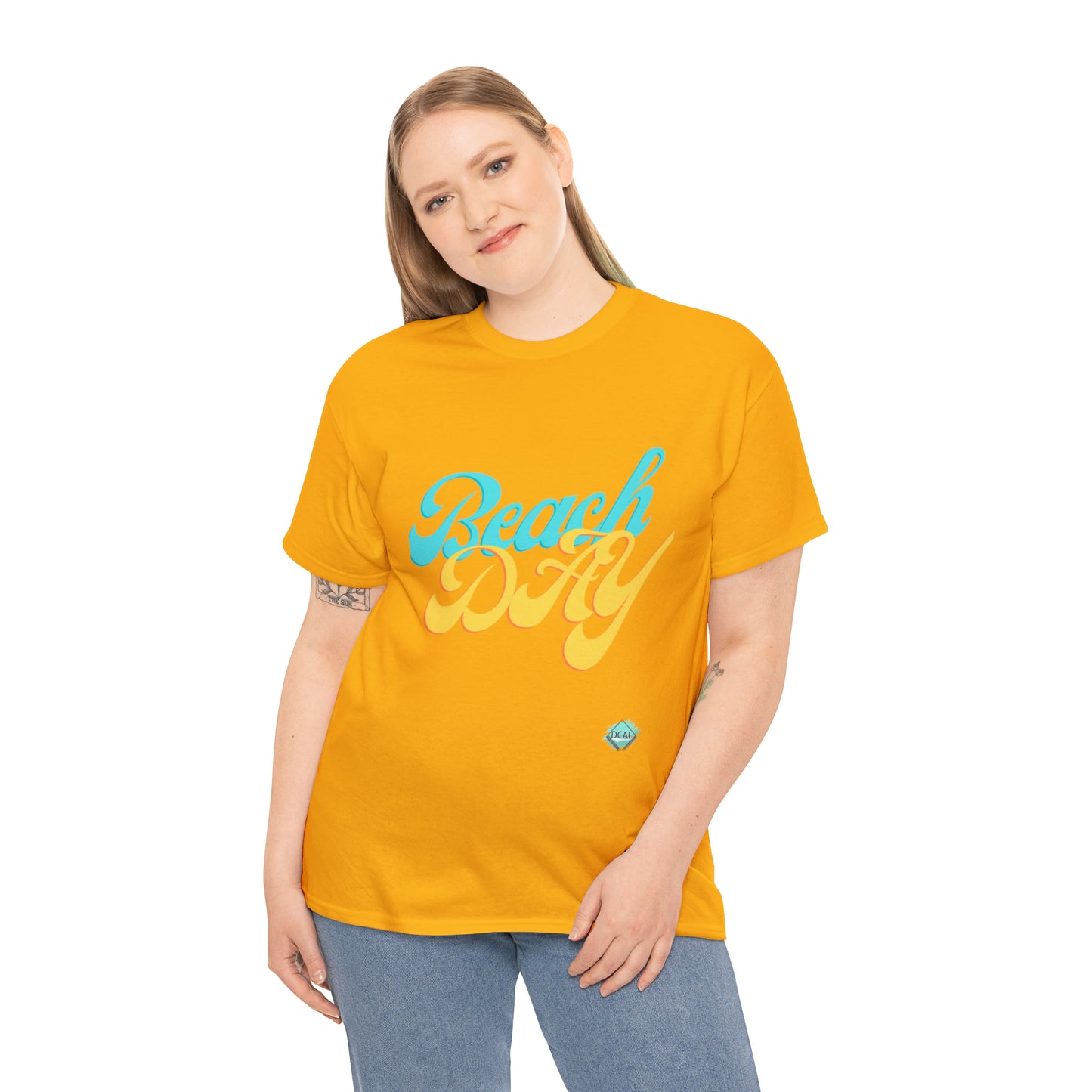 DCAL Beach collection "Beach Day" Unisex Heavy Cotton Tee
