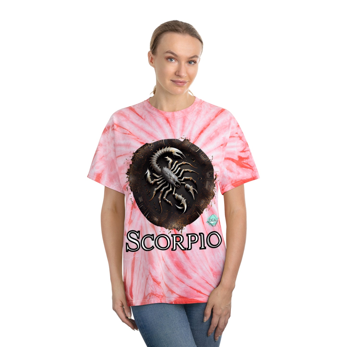 DCAL Zodiac Collection "Scropio" Tie-Dye Tee, Cyclone