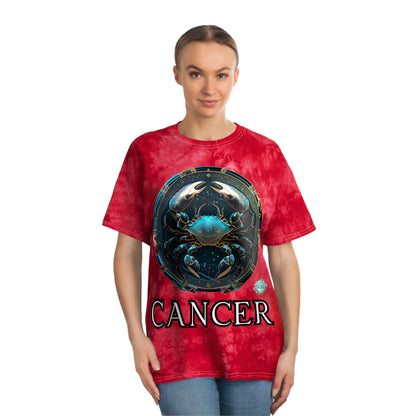 DCAL Zodiac Collection "Cancer" Tie-Dye Tee, Crystal