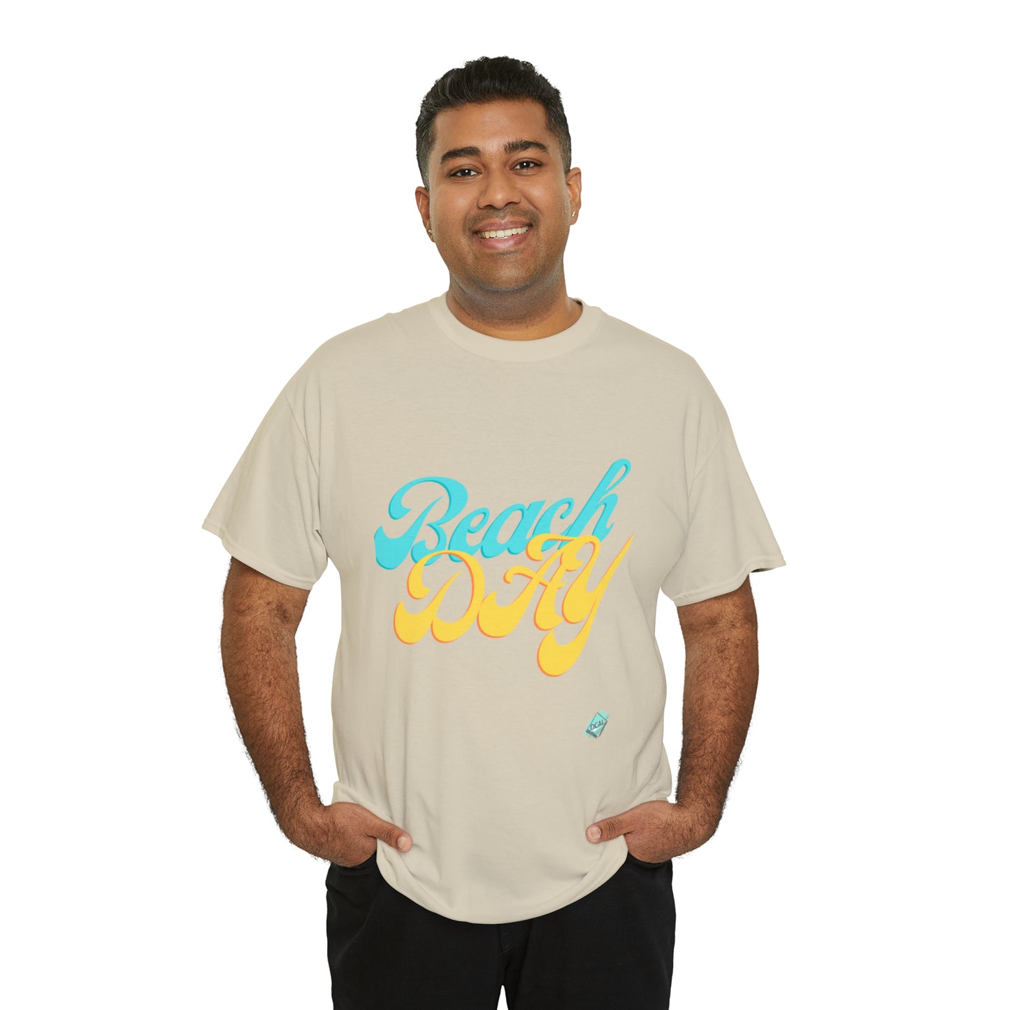DCAL Beach collection "Beach Day" Unisex Heavy Cotton Tee