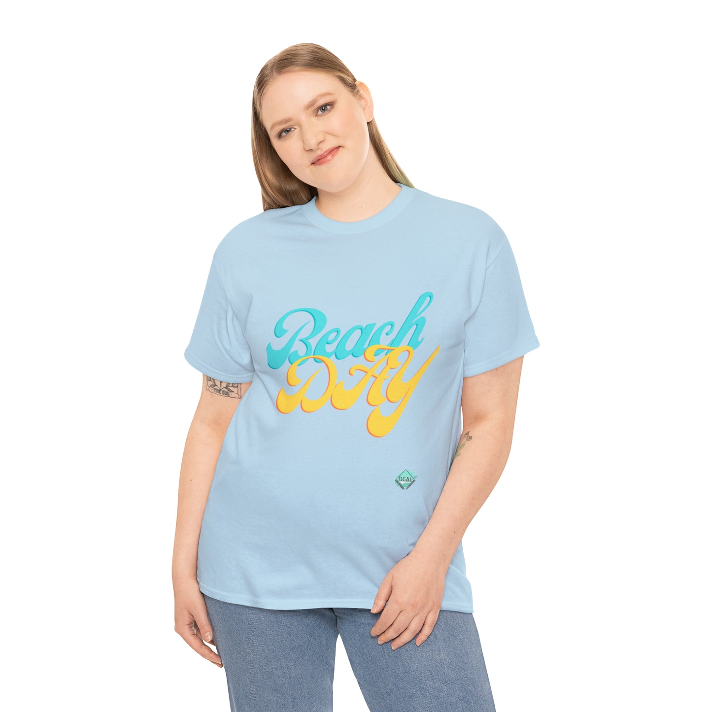 DCAL Beach collection "Beach Day" Unisex Heavy Cotton Tee
