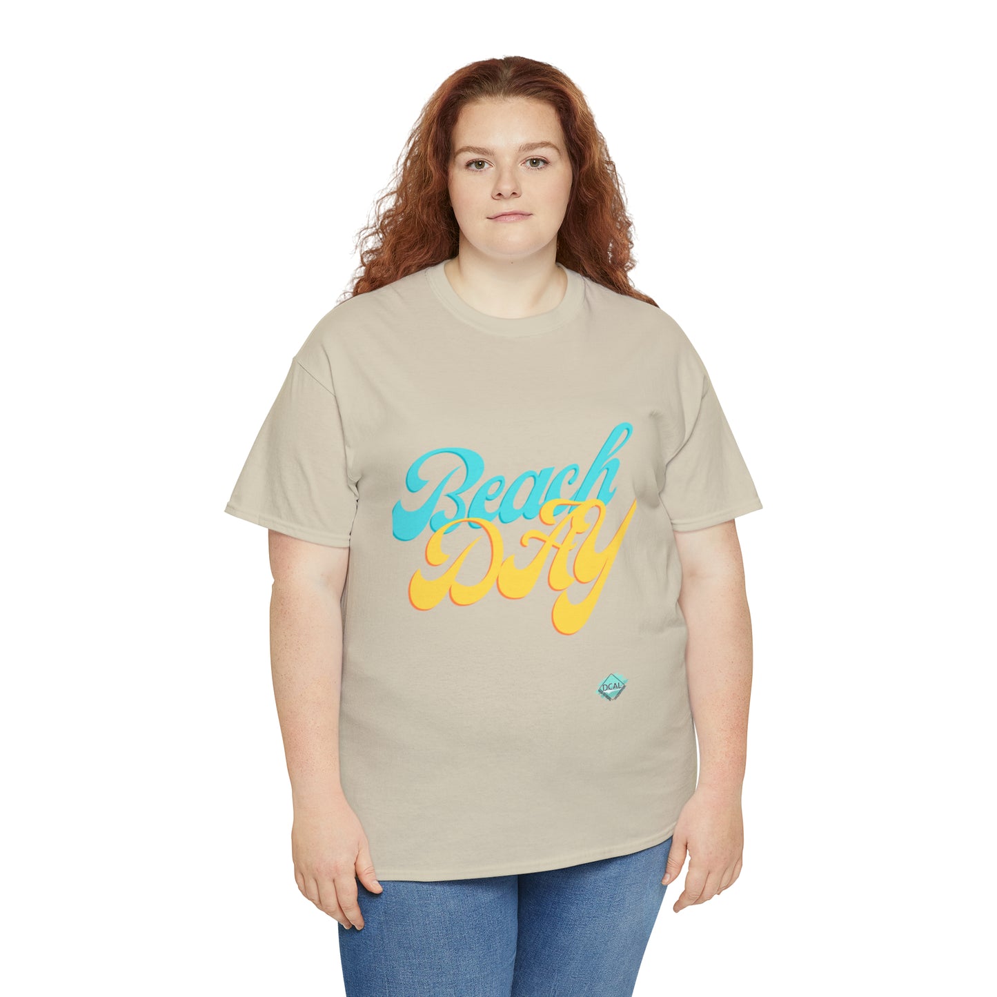 DCAL Beach collection "Beach Day" Unisex Heavy Cotton Tee