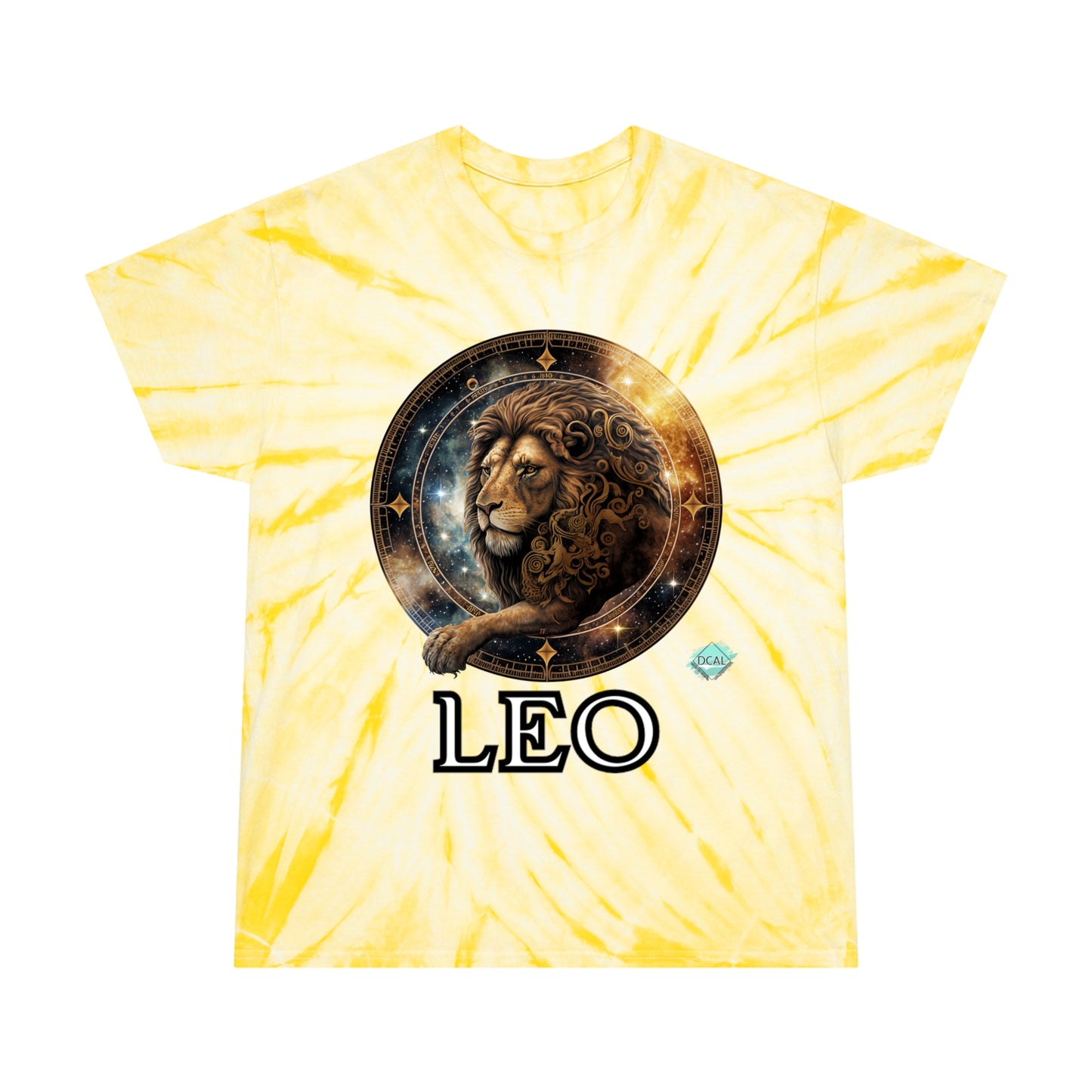 DCAL Zodiac Collection "LEO" Tie-Dye Tee, Cyclone