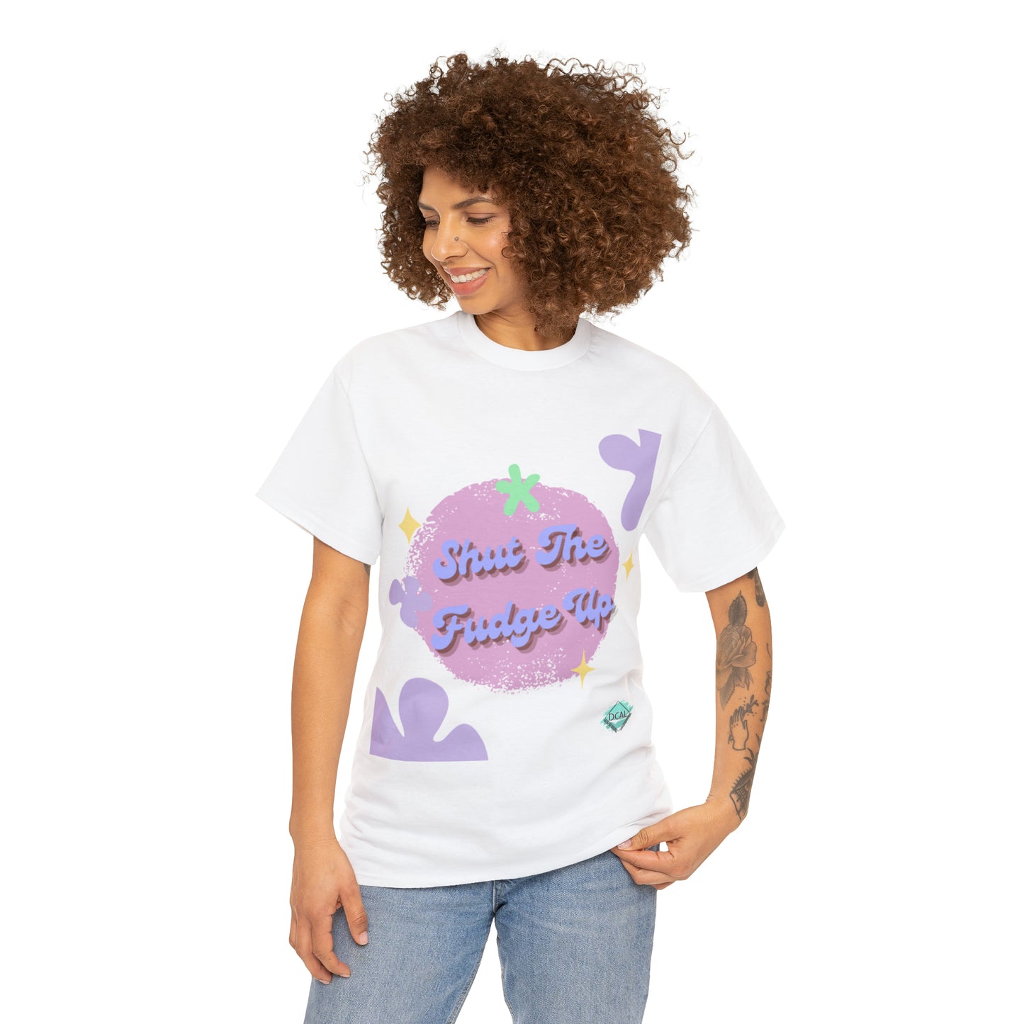 DCAL Graphic Tees "Shut The Fudge Up" Unisex Heavy Cotton Tee