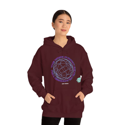 DCAL Graphic Tees "The World Don't Revolve Around you" Unisex Heavy Blend™ Hooded Sweatshirt