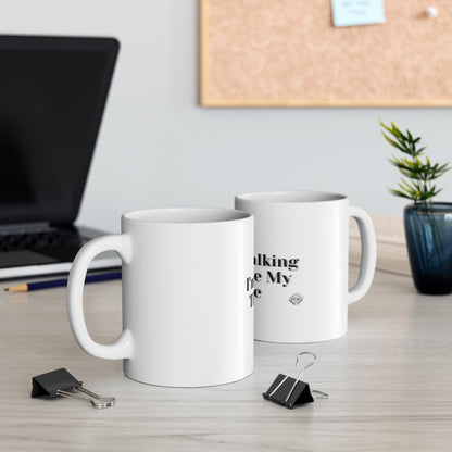 DCAL Kitchen Accessories "I'm Not Talking Till I Have My Coffee" Ceramic Mug 11oz