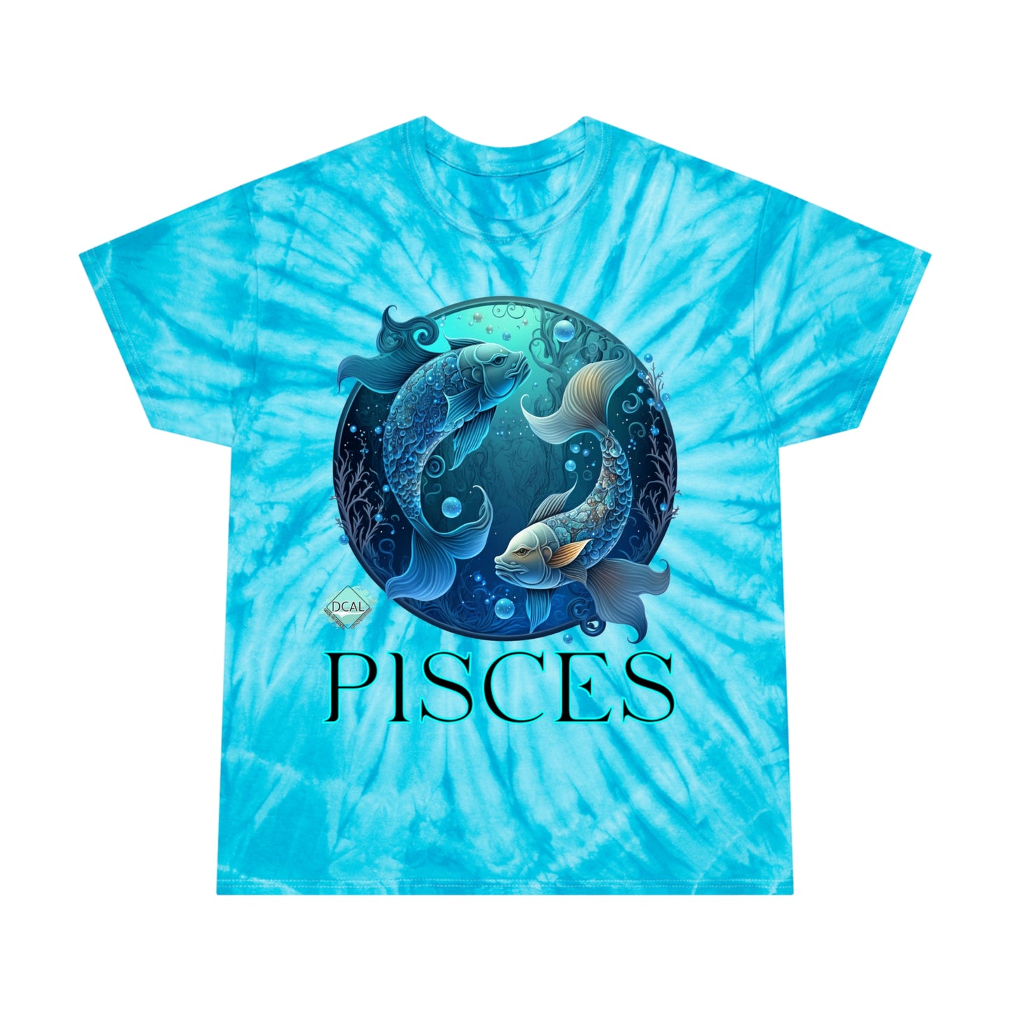 DCAL Zodiac Collection "PISCES" Tie-Dye Tee, Cyclone