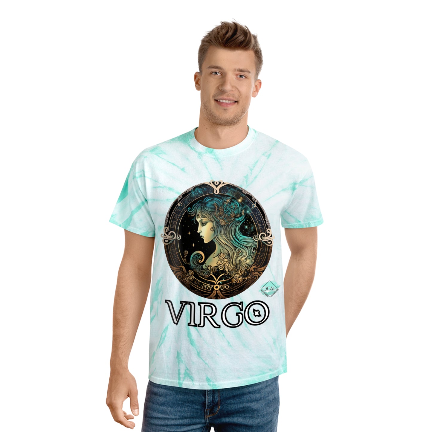DCAL Zodiac Collection "VIRGO" Tie-Dye Tee, Cyclone