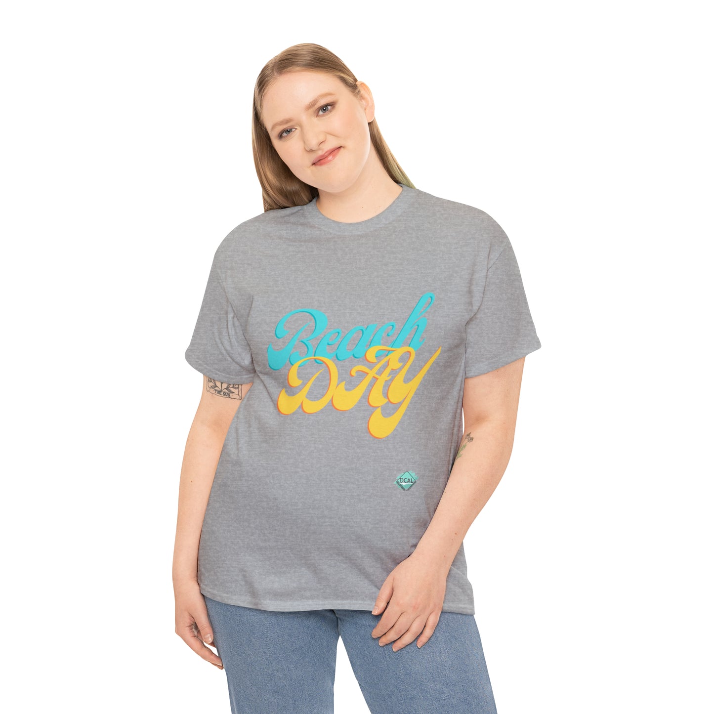 DCAL Beach collection "Beach Day" Unisex Heavy Cotton Tee