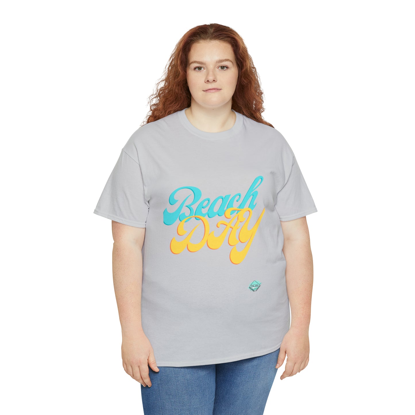 DCAL Beach collection "Beach Day" Unisex Heavy Cotton Tee
