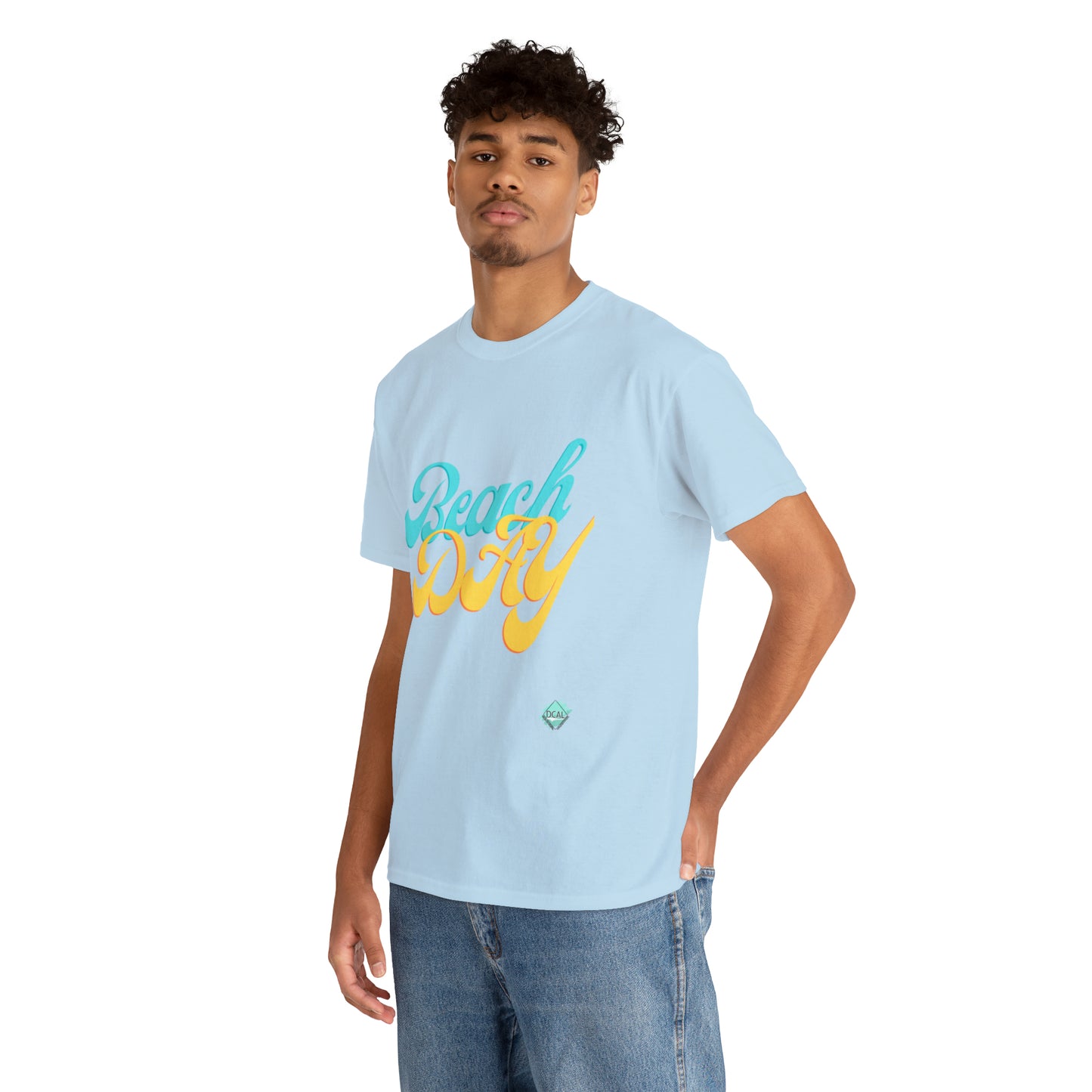 DCAL Beach collection "Beach Day" Unisex Heavy Cotton Tee