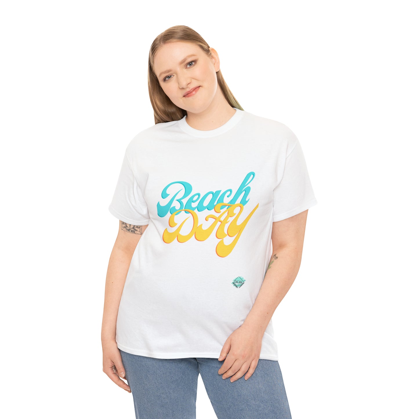 DCAL Beach collection "Beach Day" Unisex Heavy Cotton Tee