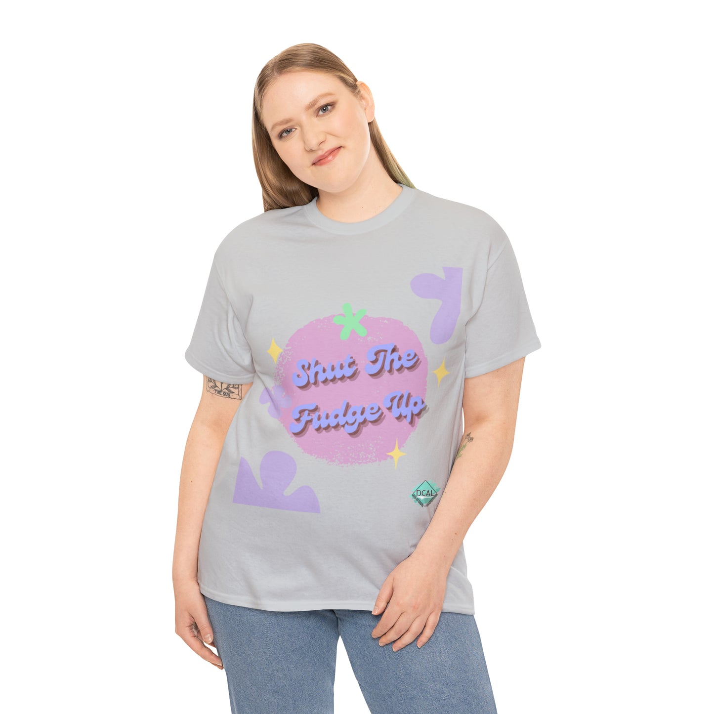 DCAL Graphic Tees "Shut The Fudge Up" Unisex Heavy Cotton Tee