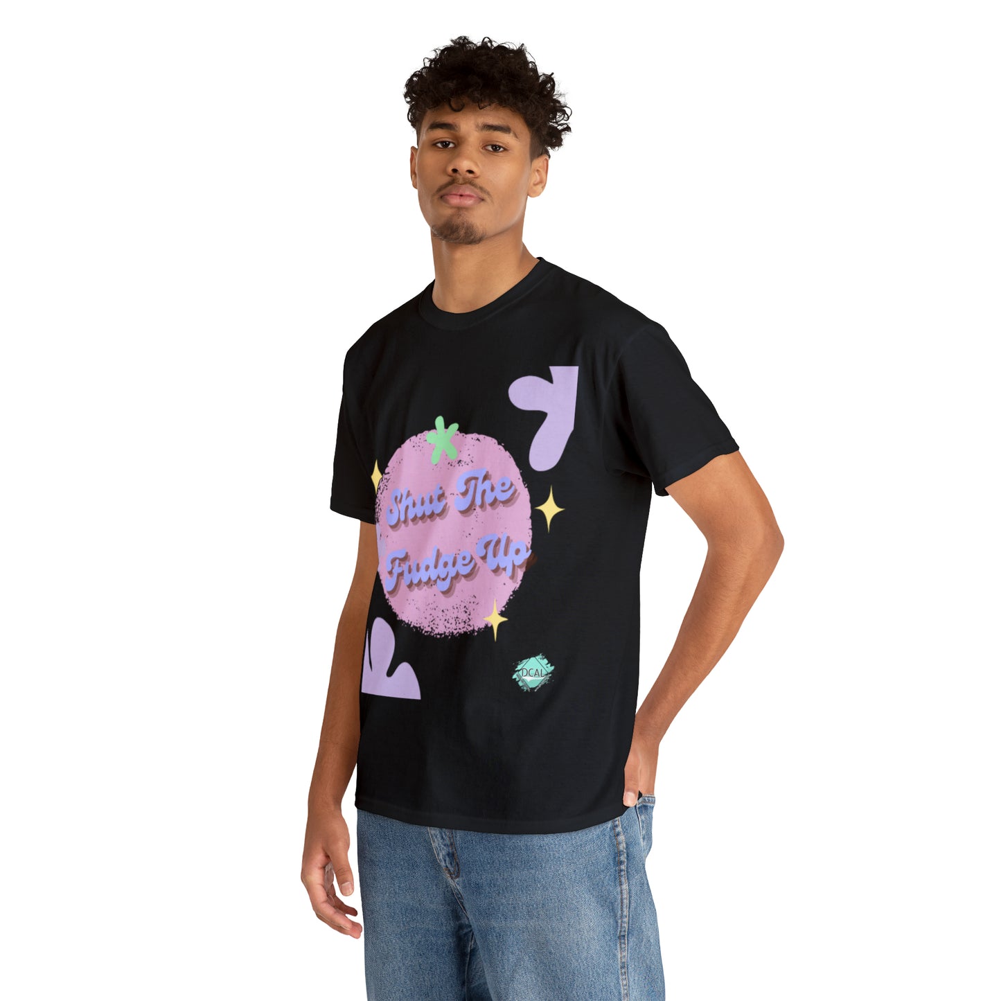 DCAL Graphic Tees "Shut The Fudge Up" Unisex Heavy Cotton Tee