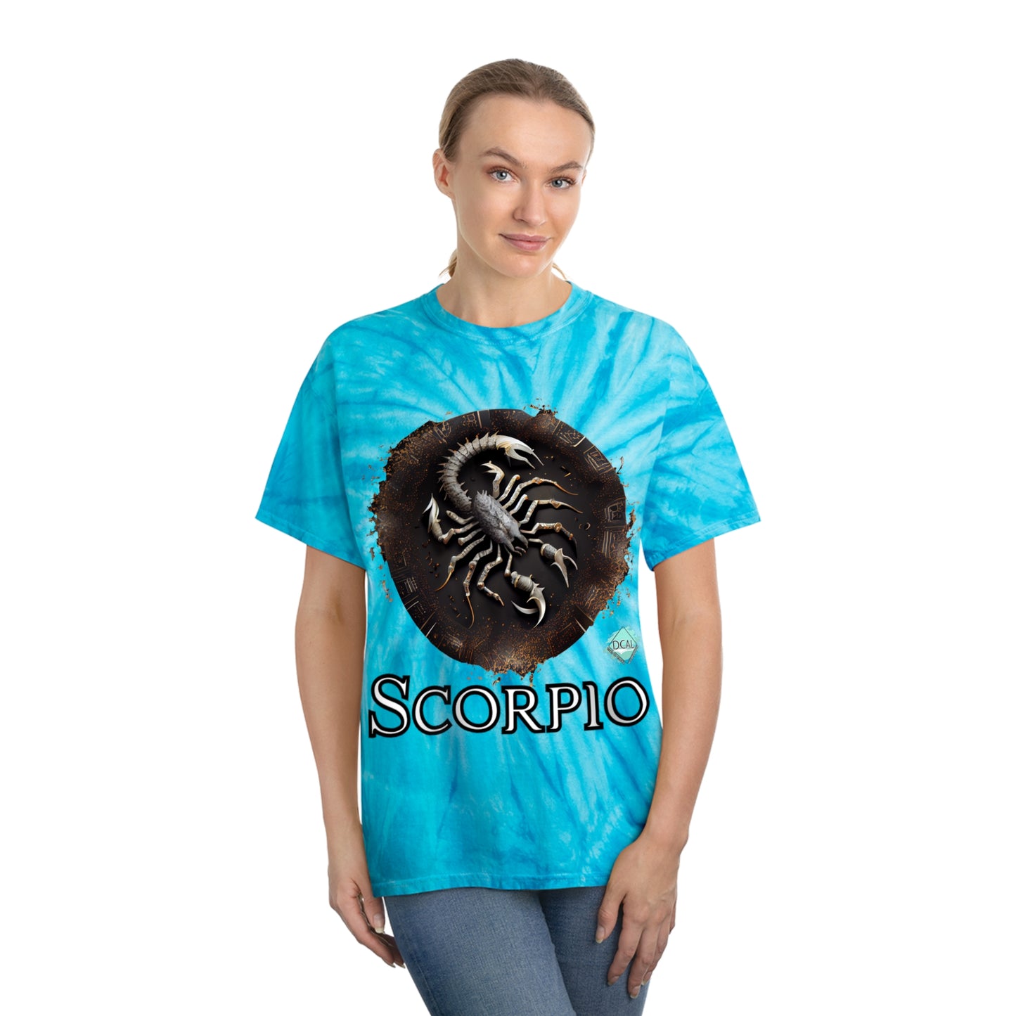 DCAL Zodiac Collection "Scropio" Tie-Dye Tee, Cyclone
