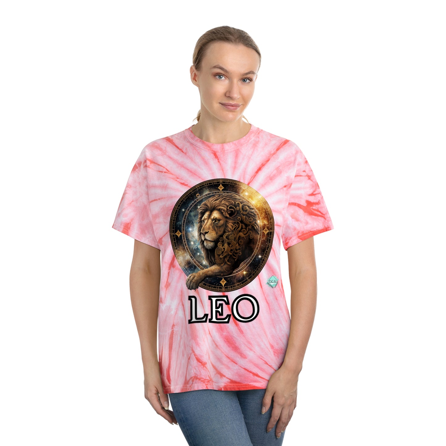 DCAL Zodiac Collection "LEO" Tie-Dye Tee, Cyclone