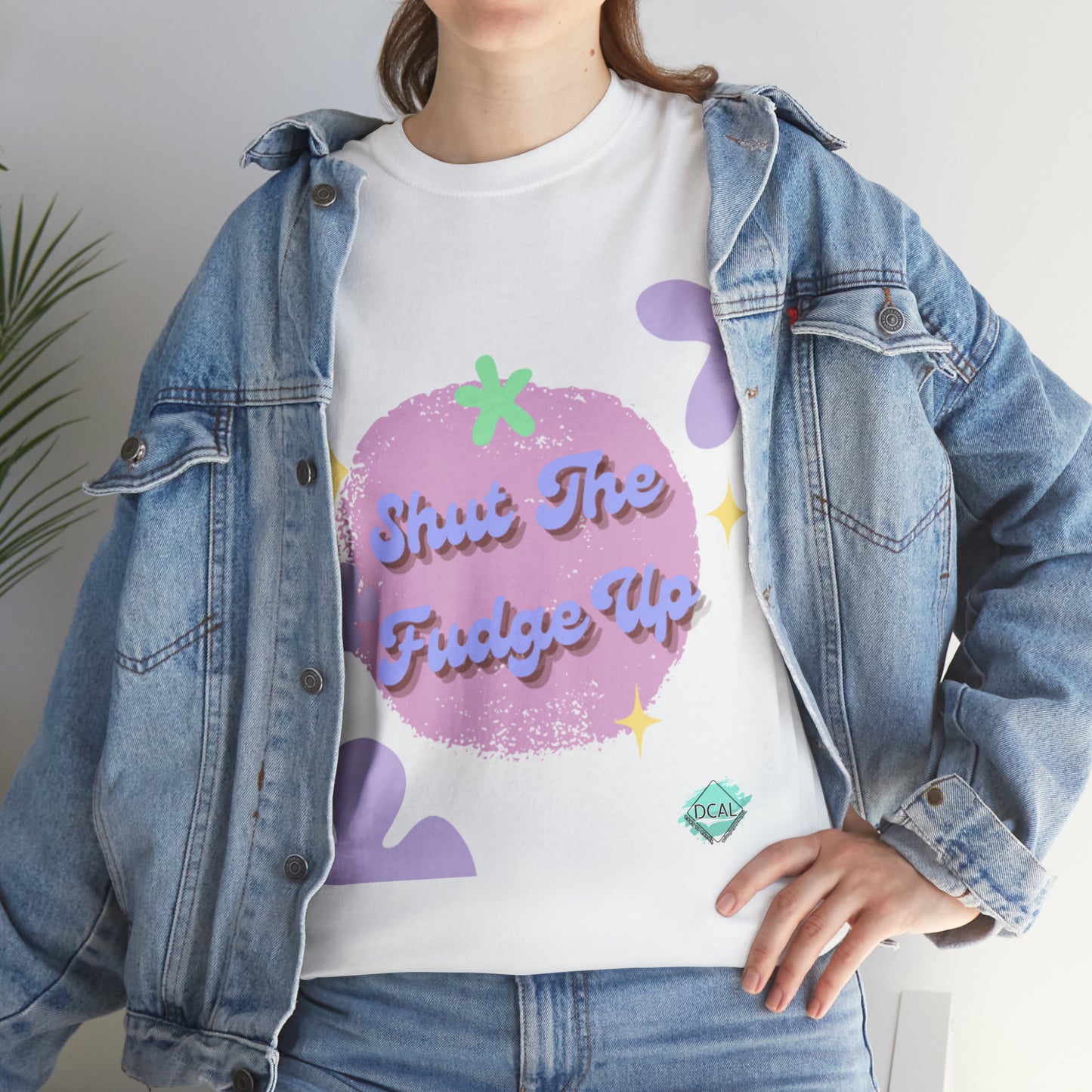 DCAL Graphic Tees "Shut The Fudge Up" Unisex Heavy Cotton Tee