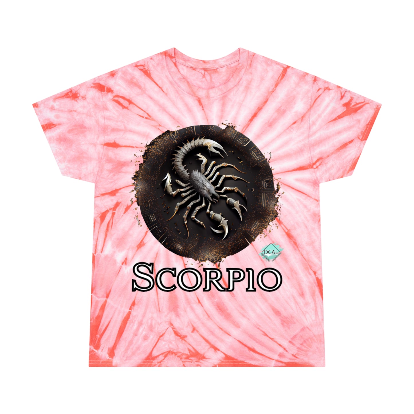 DCAL Zodiac Collection "Scropio" Tie-Dye Tee, Cyclone