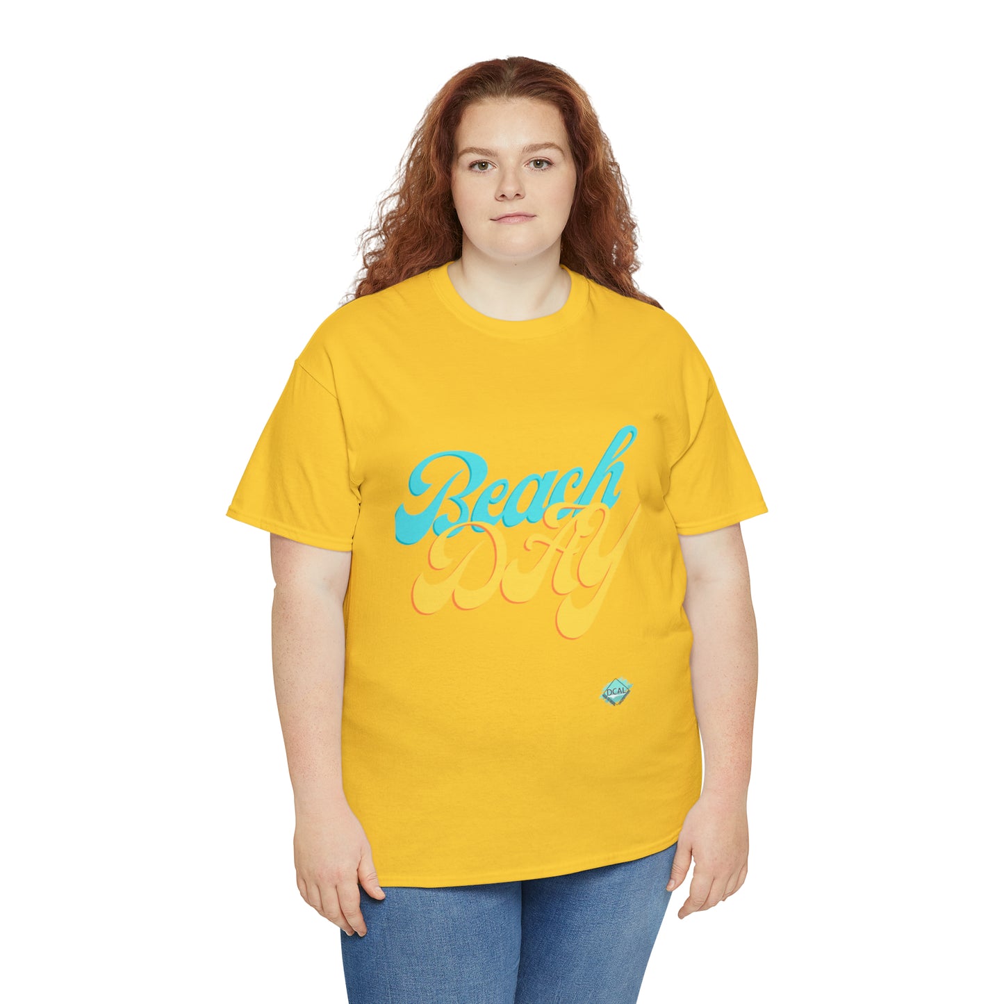 DCAL Beach collection "Beach Day" Unisex Heavy Cotton Tee