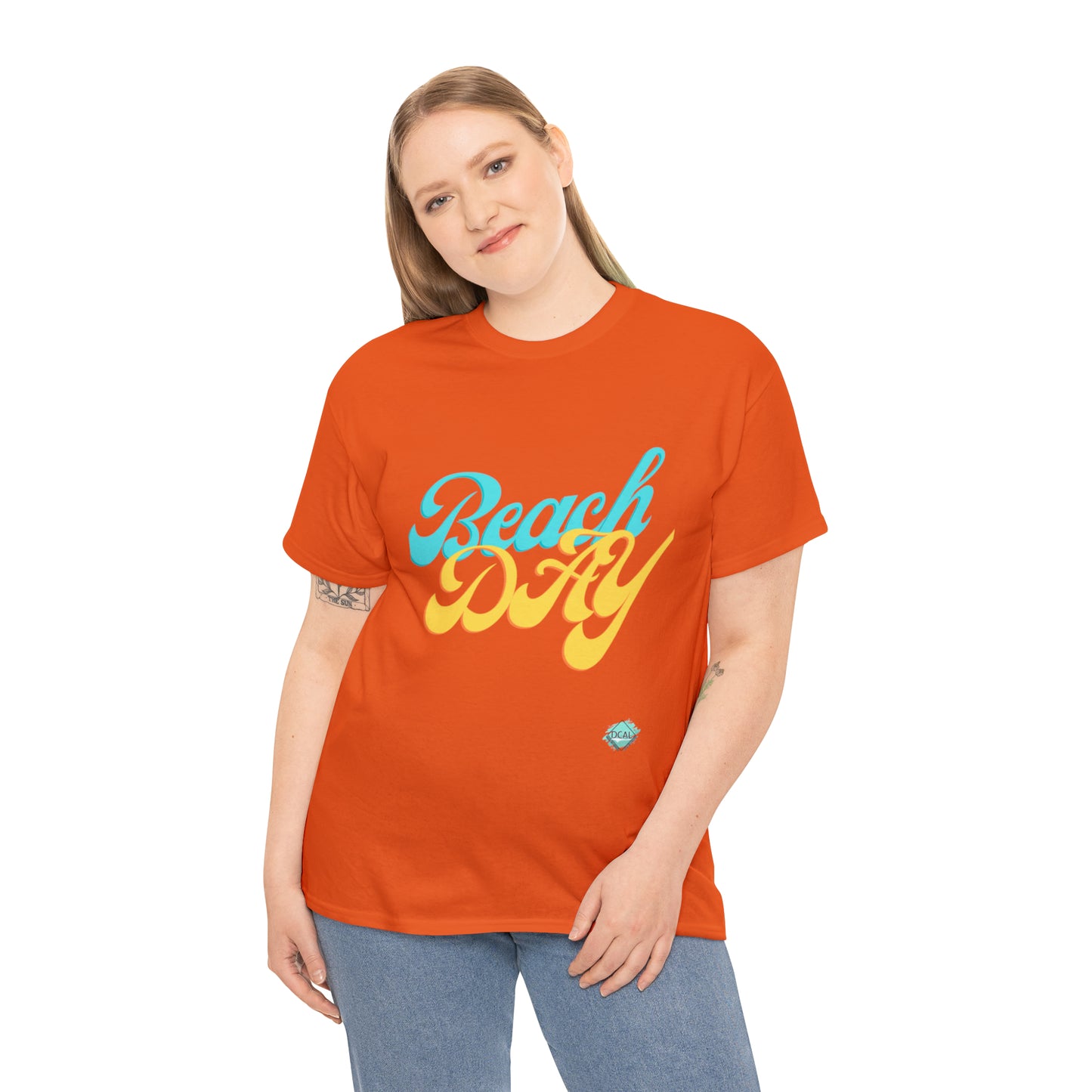 DCAL Beach collection "Beach Day" Unisex Heavy Cotton Tee