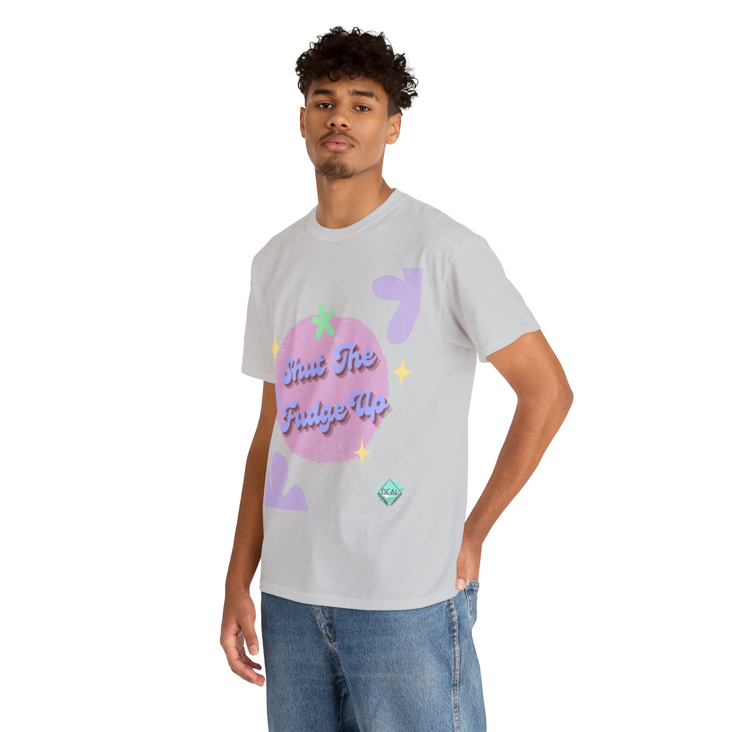 DCAL Graphic Tees "Shut The Fudge Up" Unisex Heavy Cotton Tee