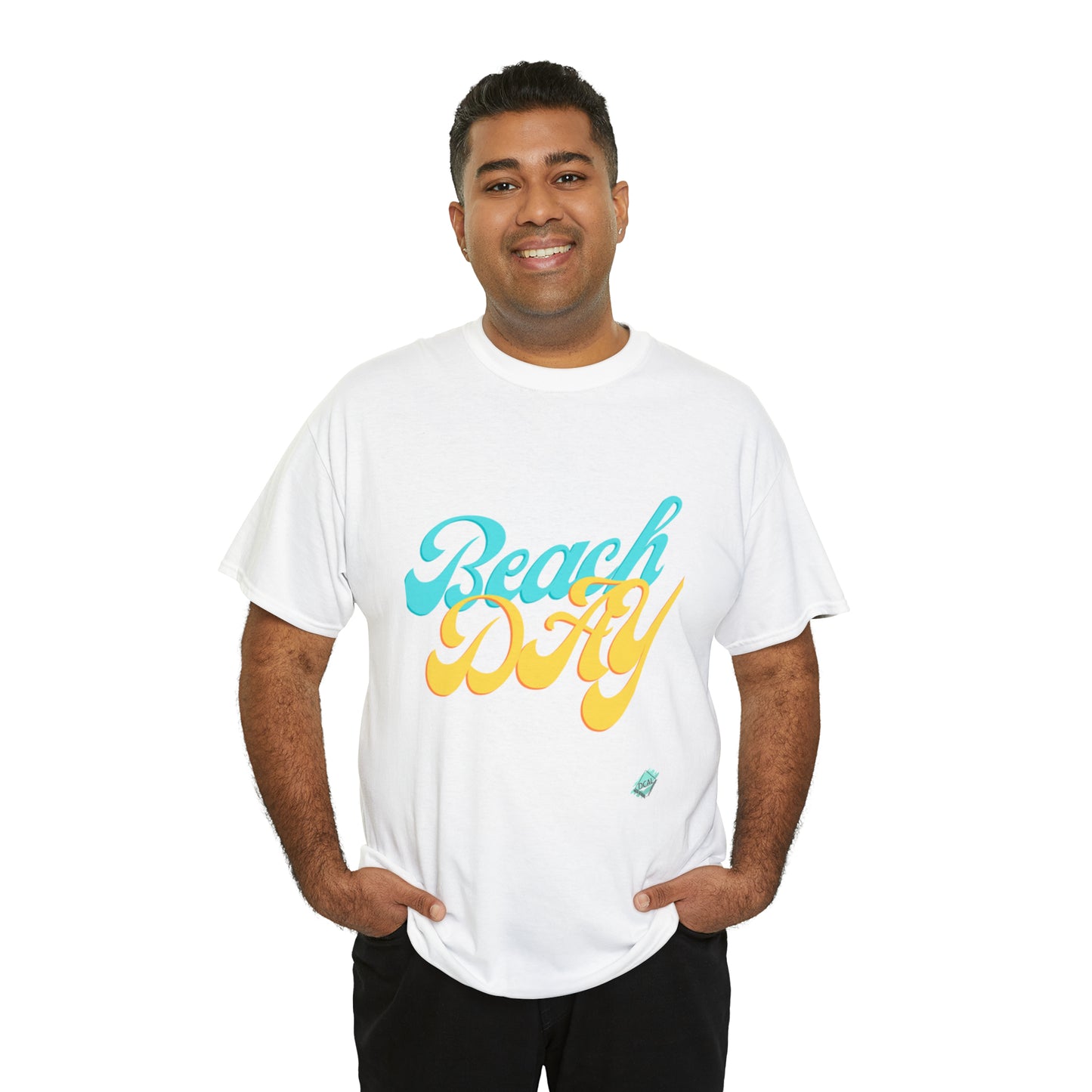 DCAL Beach collection "Beach Day" Unisex Heavy Cotton Tee