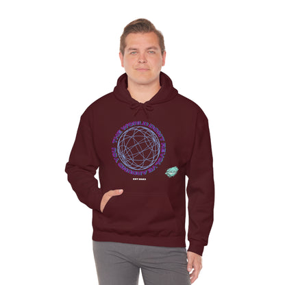 DCAL Graphic Tees "The World Don't Revolve Around you" Unisex Heavy Blend™ Hooded Sweatshirt