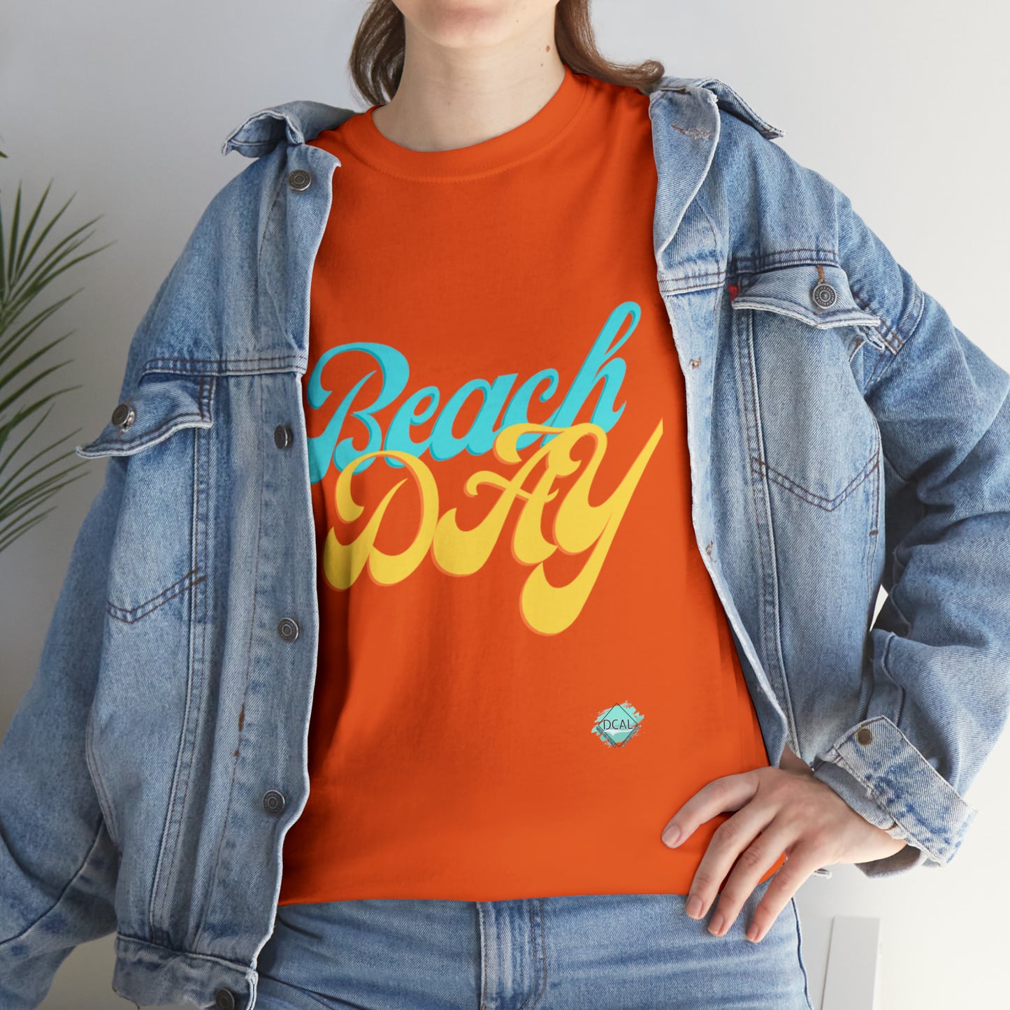 DCAL Beach collection "Beach Day" Unisex Heavy Cotton Tee