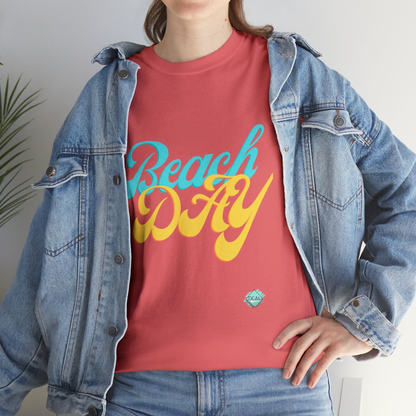 DCAL Beach collection "Beach Day" Unisex Heavy Cotton Tee
